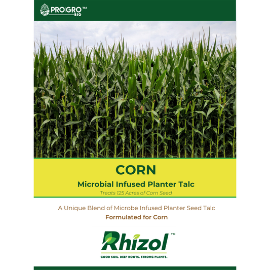 Rhizol Corn - Microbial Infused Planter Talc (125 Acre Container)