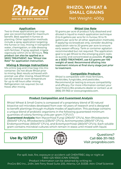 Rhizol Wheat - Dissolvable Microbial Soil Inoculant